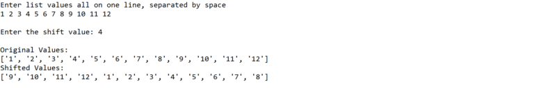 ICS3U List Rotate