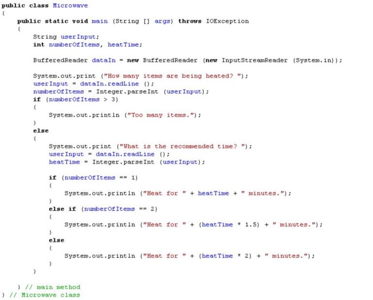 IB Computer Science Java Nested if