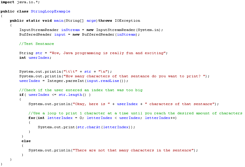 IB Computer Science Strings and Characters in Java - A1 STEM Education